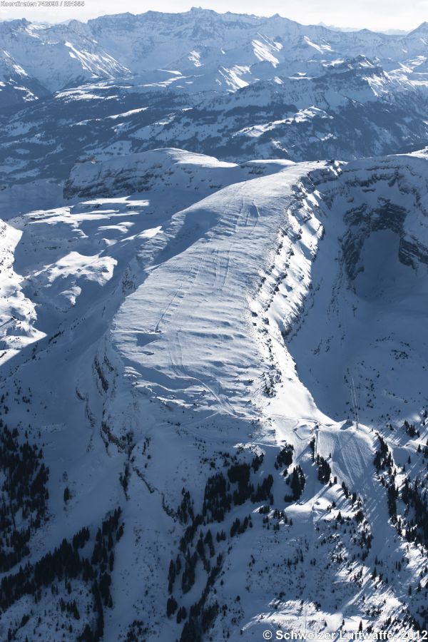 Iltios, Chäserrugg mit Blick in die Glarneralpen